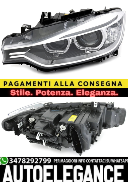 ⭐Faro Sinistro BMW Serie 3 F30/F31 11–15 Xenon D1S LED + Attuatore LTR⭐ (Copia)