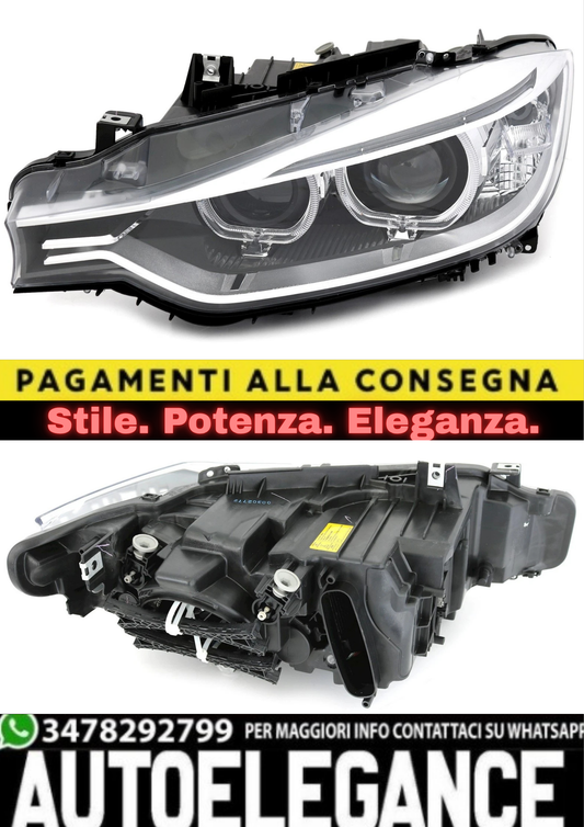 ⭐Faro Sinistro BMW Serie 3 F30/F31 11–15 Xenon D1S LED + Attuatore LTR⭐ (Copia)