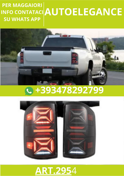 ⭐ART.2954 Fanali Posteriori a LED – Chevrolet Silverado 1500 / 2500 / 3500 ⭐
