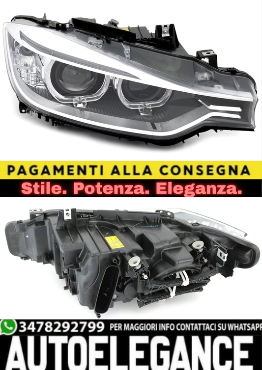 ⭐Faro Destro BMW Serie 3 F30/F31 11–15 Xenon D1S LED + Attuatore LWR⭐