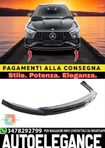 🔥Splitter Anteriore in ABS Nero Lucido per Mercedes A35 AMG W177 Restyling🔥 (Copia)