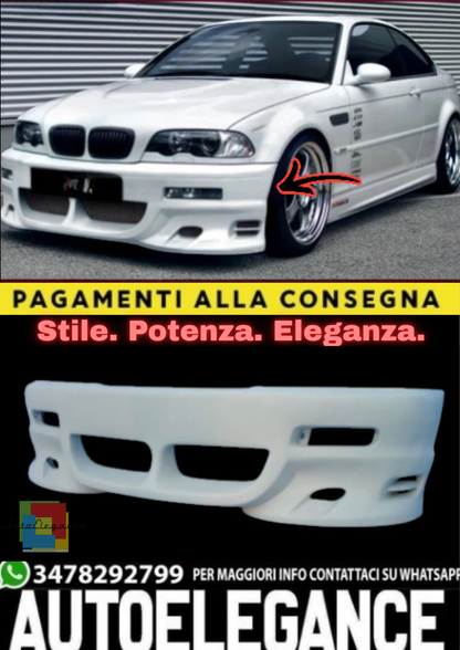 🔥Paraurti Anteriore per BMW Serie 3 E46 (1998–2006)🔥