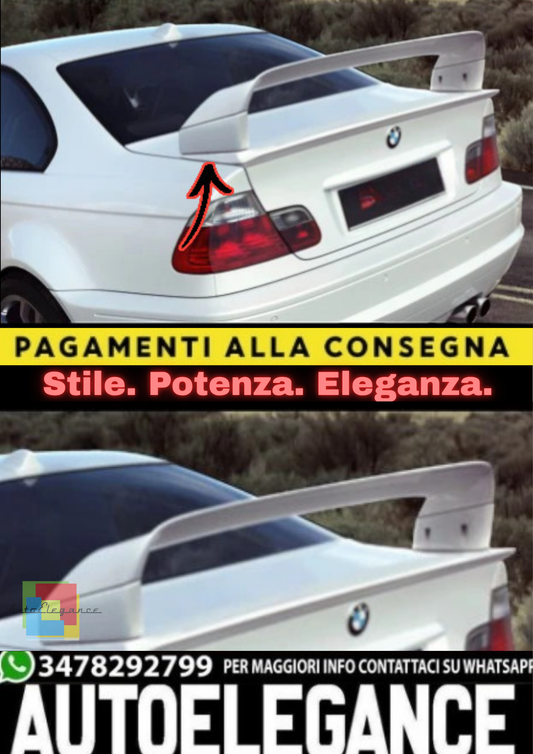 🔥Spoiler Posteriore Bagagliaio per BMW Serie 3 E46 (1998–2006)🔥