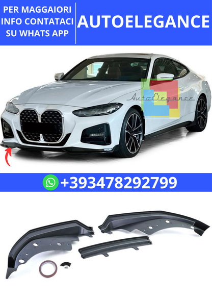 💫Spoiler anteriore Lip Performance adatto per BMW Serie 4 G22 G23 dal 2020💫