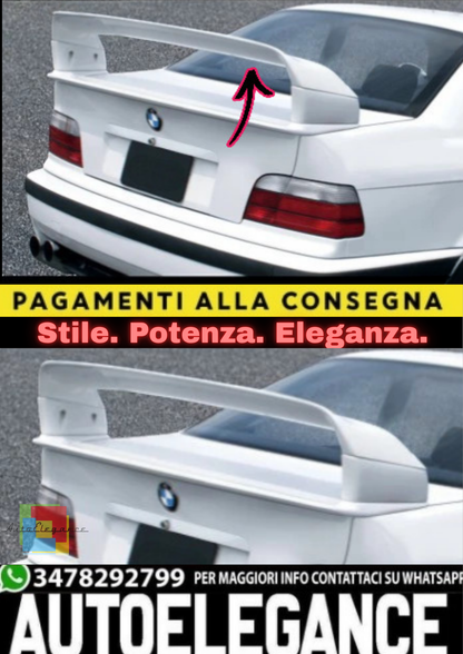 🔥 Spoiler Bagagliaio per BMW Serie 3 E36 Coupé / Cabrio (1992–1999)🔥