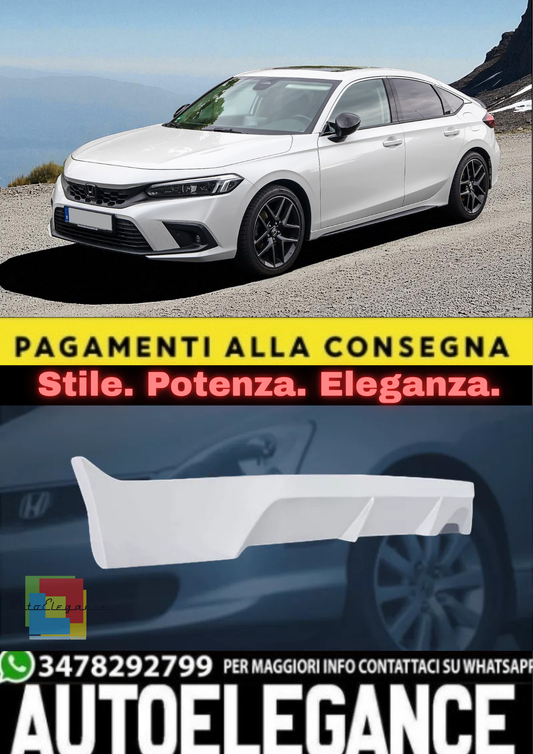 💫Labbro Posteriore / Spoiler Inferiore per Honda Civic EP3 Type-R (2001–2005)💫