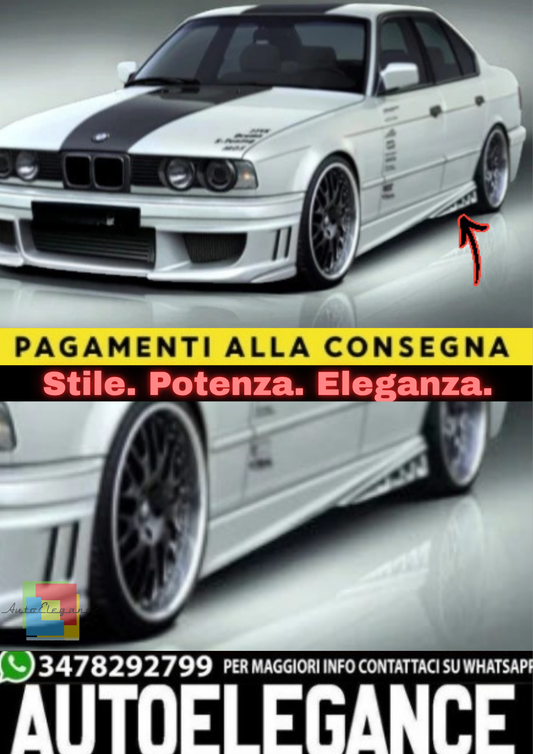 🔥Minigonne Laterali per BMW Serie 5 E34 (1988–1996)🔥