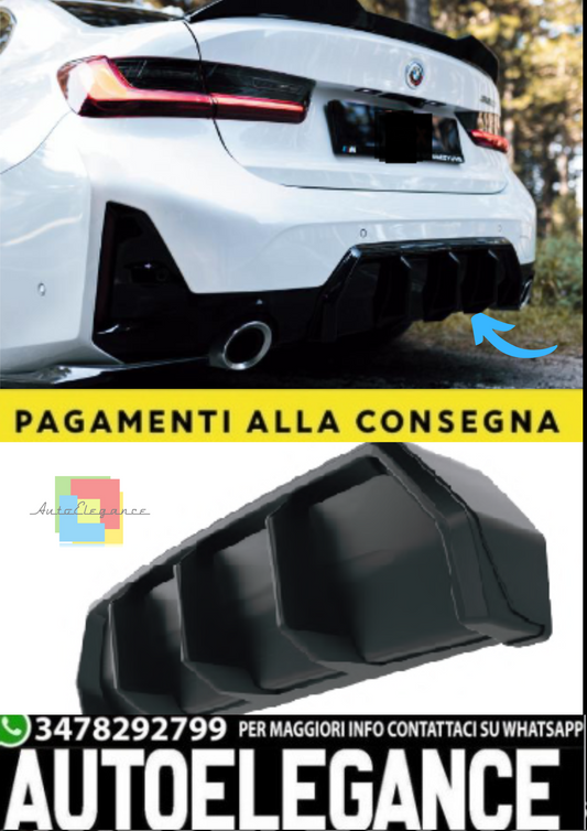 💫Diffusore Posteriore per BMW Serie 3 G20/G21 M-Pack Facelift (2022+)💫