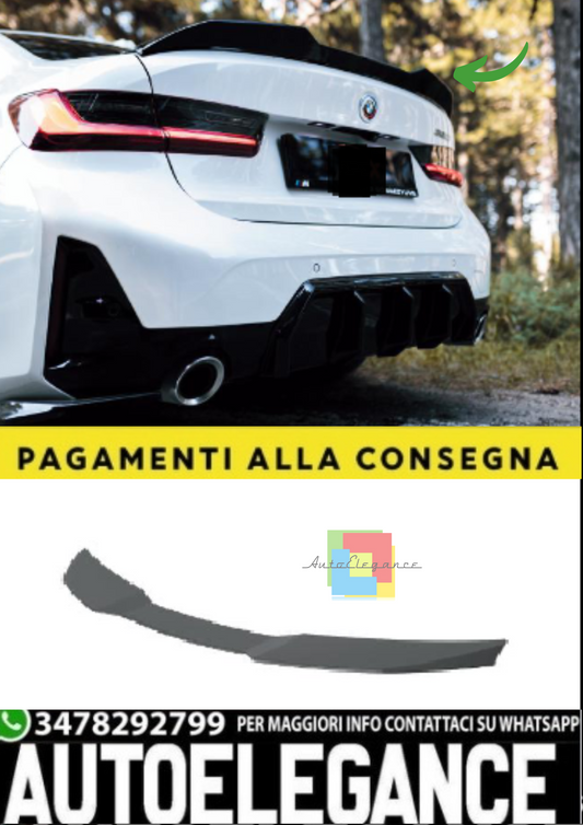 💫Spoiler per BMW Serie 3 G20/G21 M-Pack Facelift (2022+) & BMW M3 G80 (2022)💫