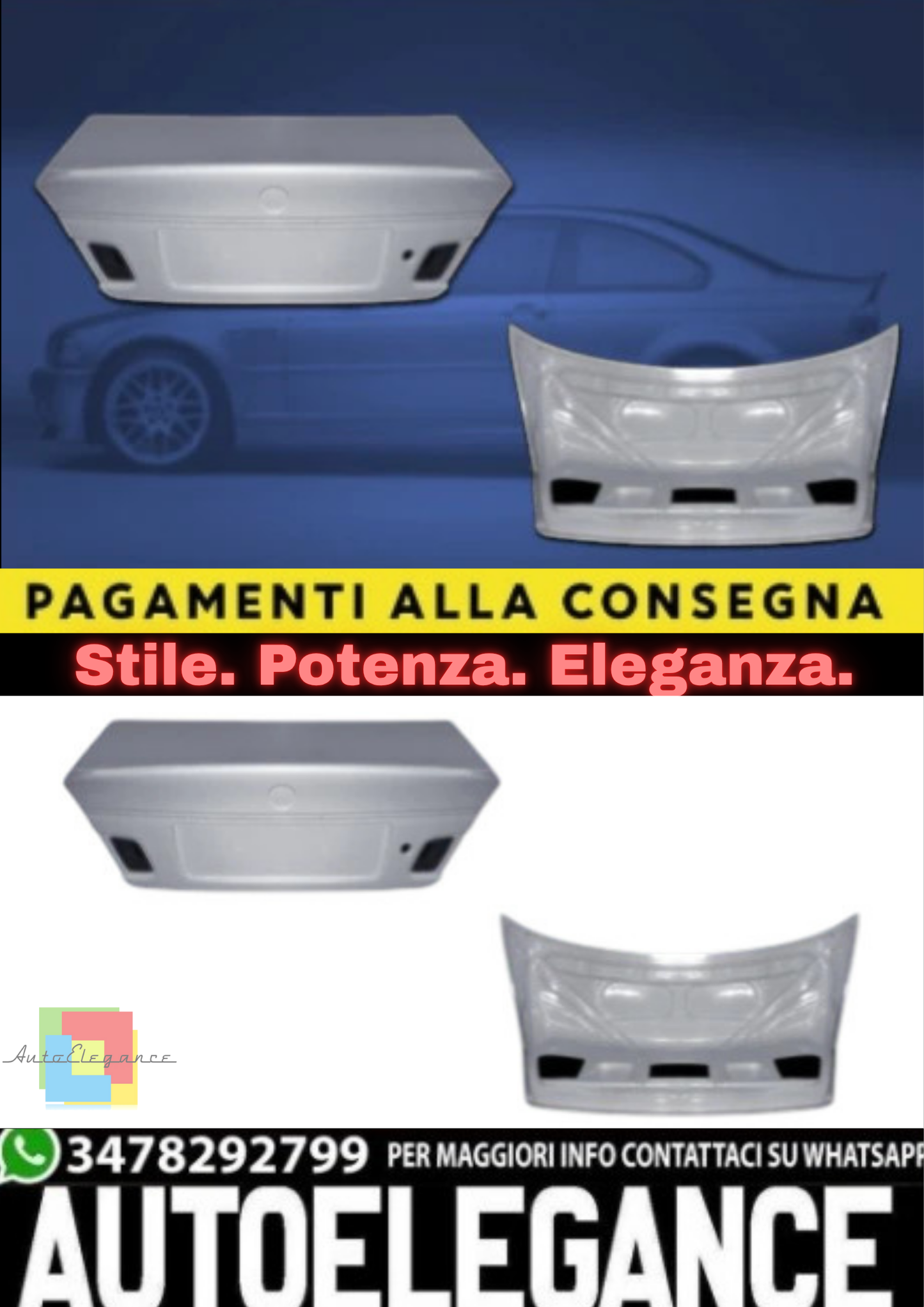 🔥Membro della Barca per BMW Serie 3 E46🔥