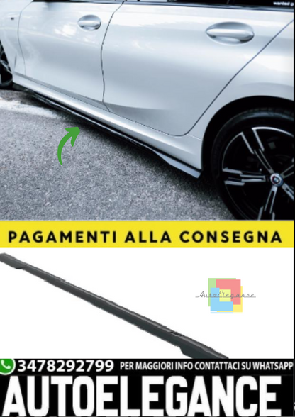 💫Minigonne Laterali (2 pz) per BMW Serie 3 G20/G21 M-Pack Facelift (2022+)💫