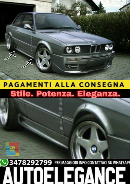 🔥Minigonne Laterali per BMW Serie 3 E30 (1982–1994)🔥
