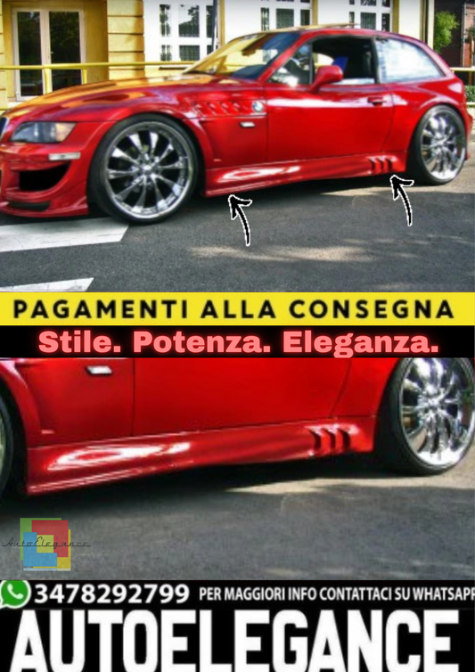 🔥MINIGONNE LATERALI SINISTRA + DESTRA – 1 SET PER BMW Z3🔥