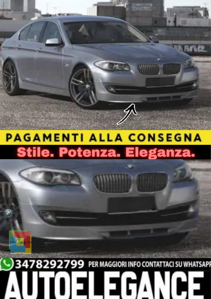 🔥SPLITTER ANTERIORE / LIP SOTTOPARAURTI PER BMW SERIE 5 F10 / F11🔥