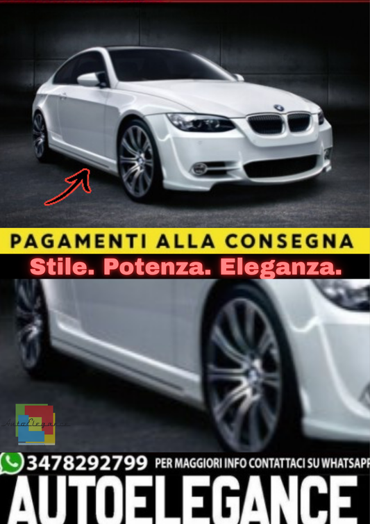 🔥MINIGONNE LATERALI PER BMW E92 / E93 (2006–2013)🔥