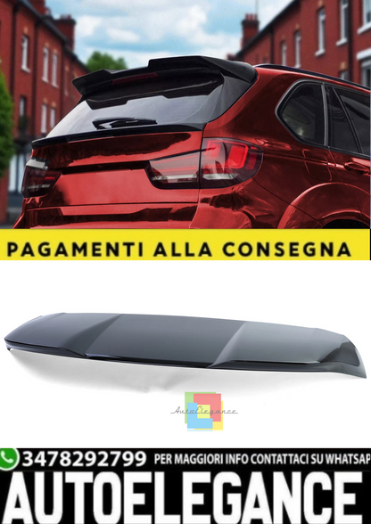 💫Spoiler Posteriore Tetto Performance Look Nero Lucido per BMW X5 F15  💫