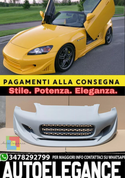 💫Paraurti Anteriore per Honda S2000 –Look Sportivo Aftermarket – Front Bumper💫