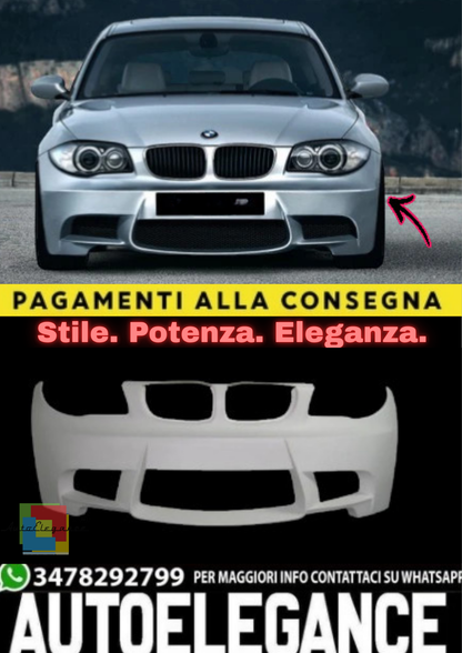 ✨PARAURTI ANTERIORE PER BMW SERIE 1 E87 (2004–2011)✨