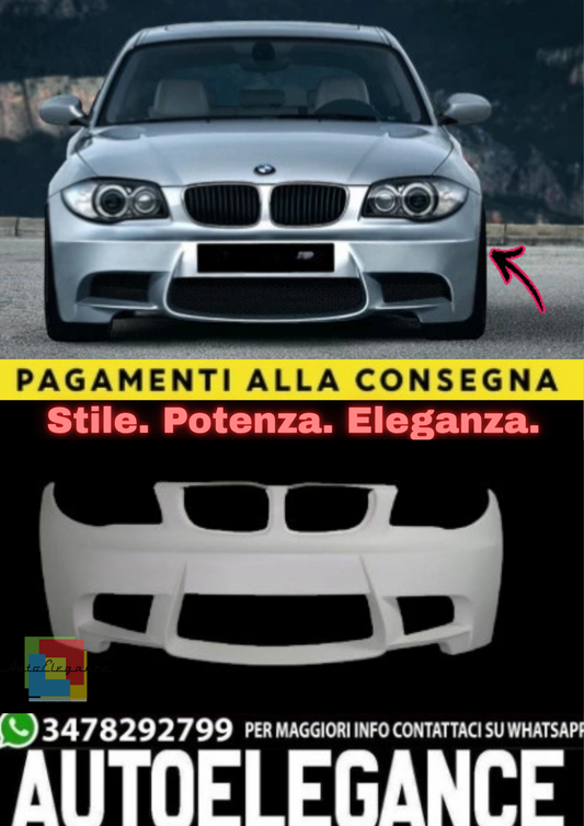 ✨PARAURTI ANTERIORE PER BMW SERIE 1 E87 (2004–2011)✨