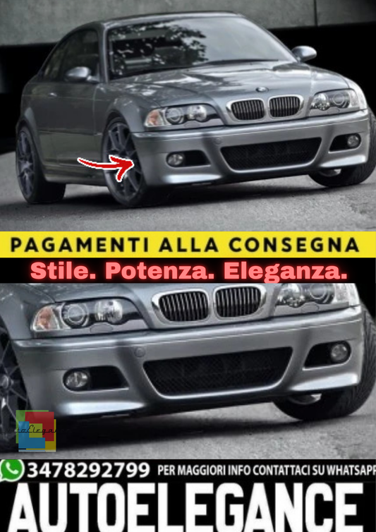 ✨ PARAURTI ANTERIORE BMW E46 (1998–2006)✨