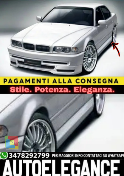 ✨ MINIGONNE LATERALI PER BMW SERIE 7 E38 (1994–2001)✨