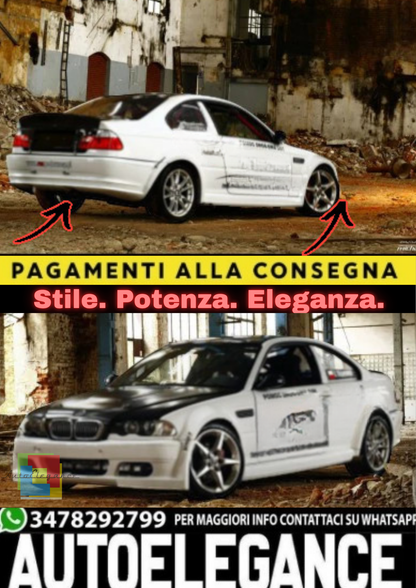 ✨BODYKIT COMPLETO PER BMW SERIE 3 E46 (1998–2006)✨