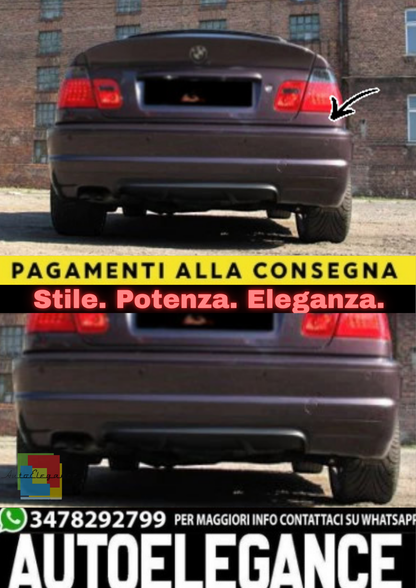 ✨ PARAURTI POSTERIORE BMW SERIE 3 E46 (1998–2006)✨