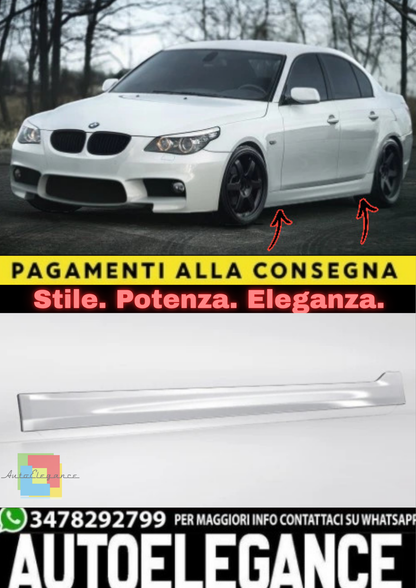 ✨MINIGONNE LATERALI PER BMW SERIE 5 E60 (2003–2010)✨