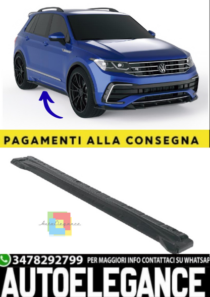 💫Minigonne Laterali (2 pz) per VW Tiguan R / R-Line Mk2 Facelift (2020–2024) 💫