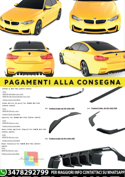 💫 Bodykit per BMW M3 F80 (2014–2018) / M4 F82 (2014–2021)💫