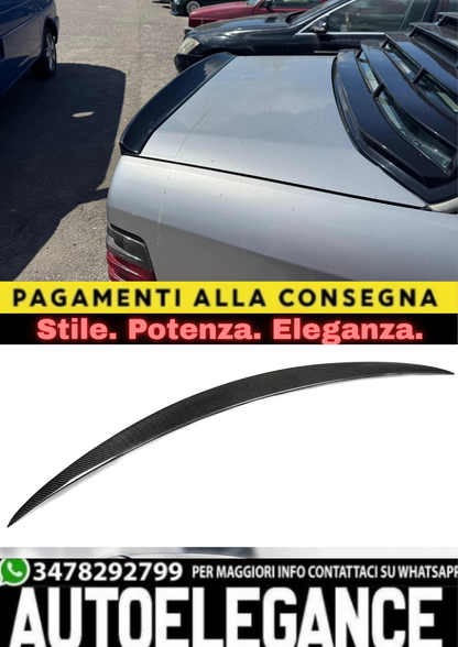 💫 Spoiler Posteriore per Mercedes W124 Berlina – Plastica ABS Look Sportivo 💫