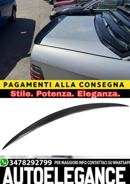 💫 Spoiler Posteriore per Mercedes W124 Berlina – Plastica ABS Look Sportivo 💫