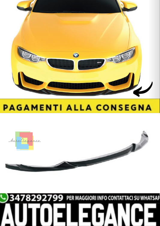 💫Front Splitter per BMW M3 F80 (2014–2018) / BMW M4 F82 Coupe & Cabriolet 💫