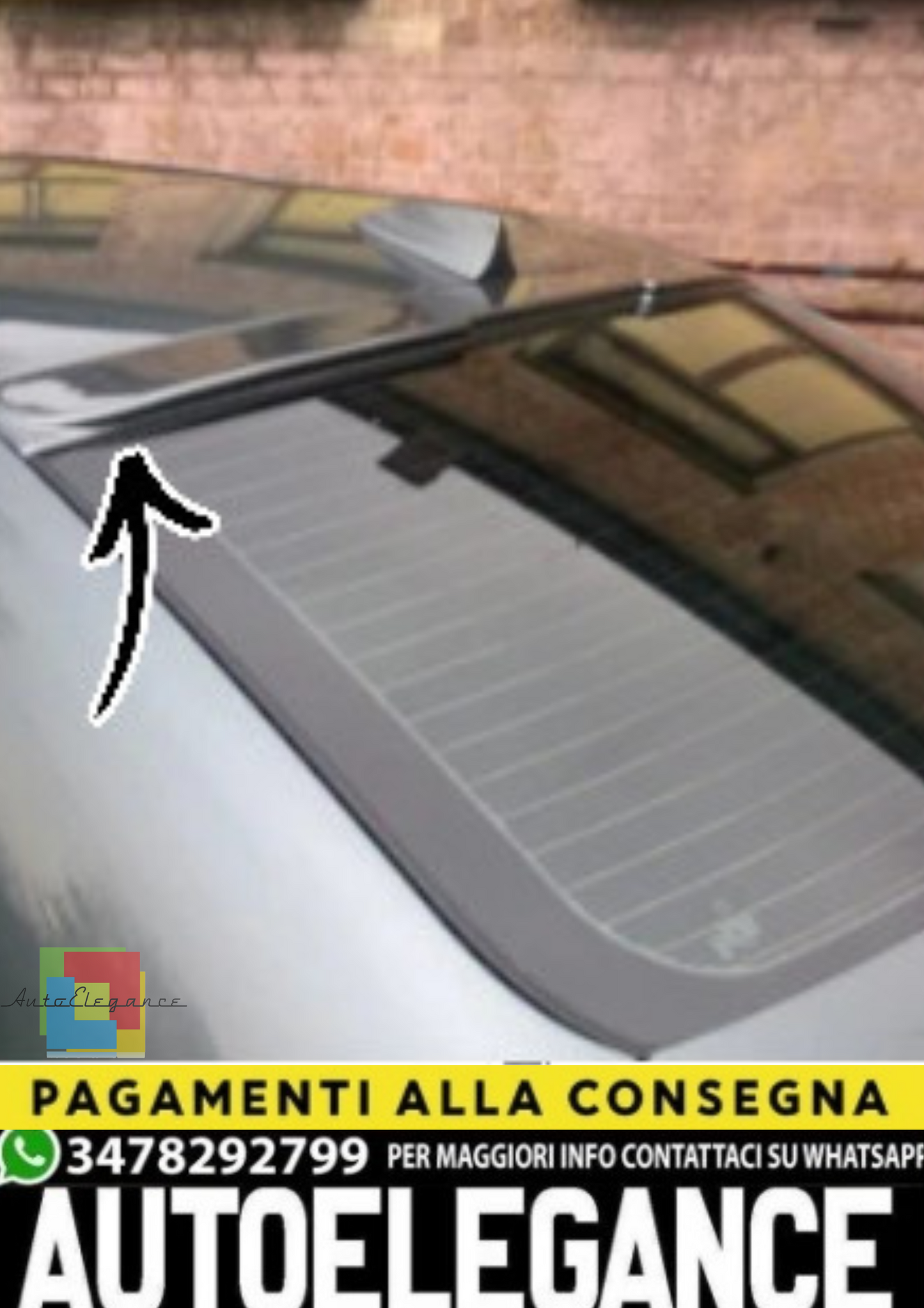 ✨SPOILER / DEFLETTORI ARIA PER FINESTRINI BMW SERIE 5 E60 (2003–2010)✨