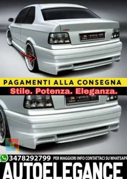 🔥PARAURTI POSTERIORE ADATTO PER BMW E36 (1990–2000)🔥