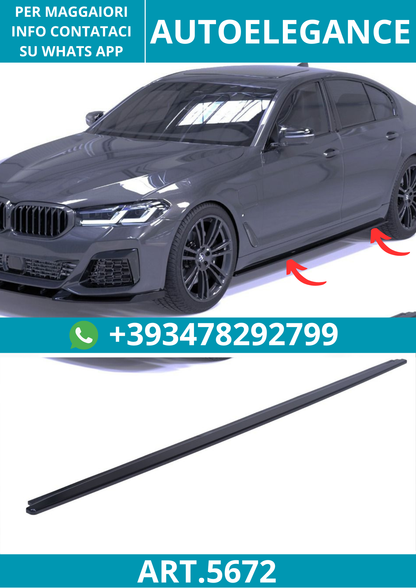 5672⭐Sotto Minigonne laterali adatte per BMW Serie 5 G30/G31 M Pack (17-23)⭐