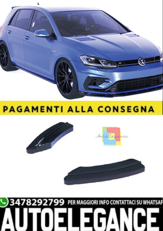💫Rear Side Splitter (2 pezzi) per VW Golf Mk7.5 R (2017–2020)💫