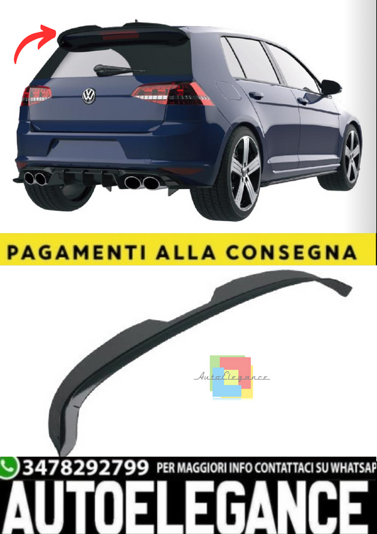 💫Spoiler Posteriore per VW Golf Mk7 R / R-Line / GTI (2013–2016) & Mk7.5 R 💫