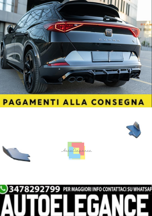 💫Splitter Laterali Posteriori (2 pezzi) per CUPRA Formentor 2020+ - Nero 💫