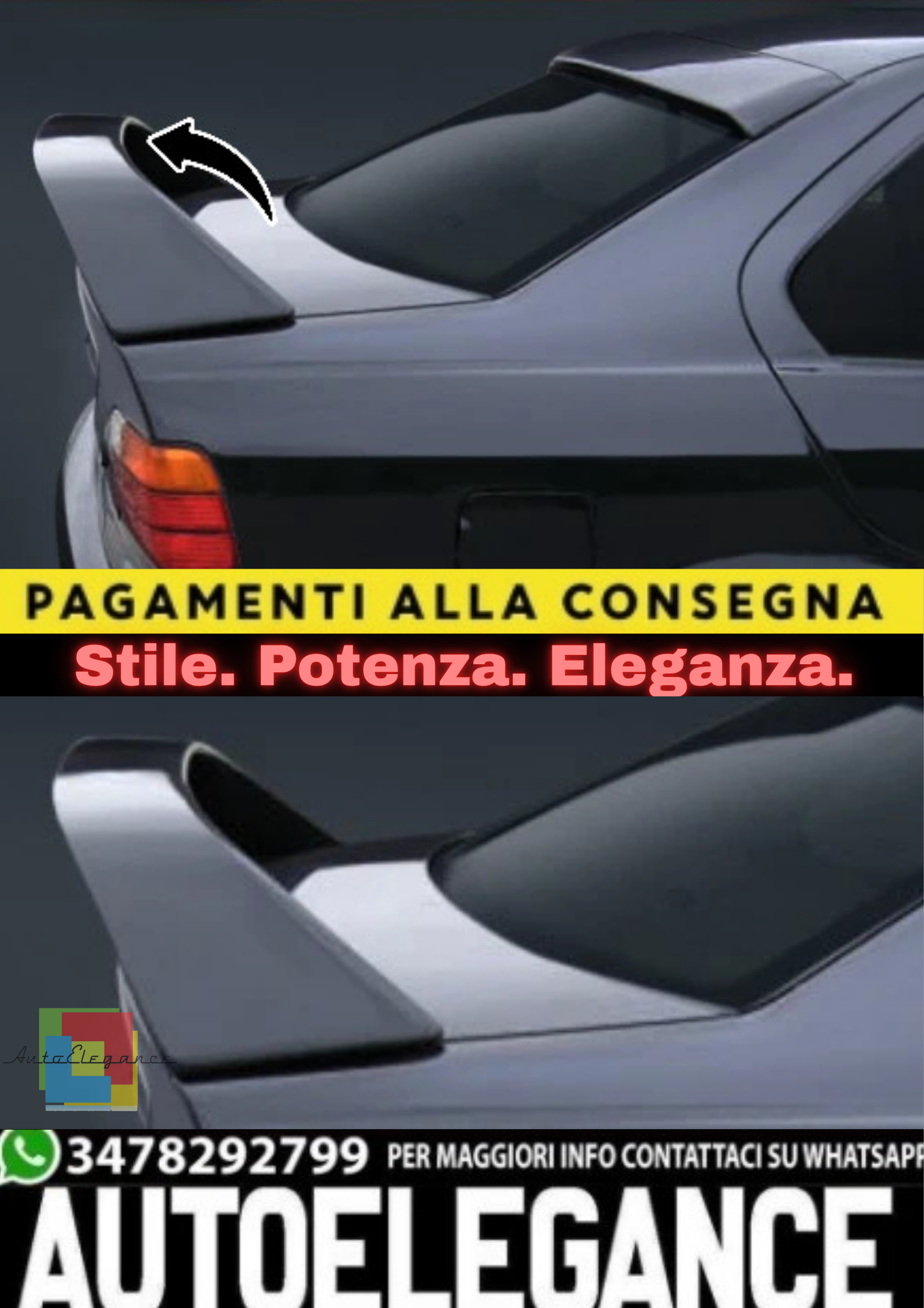 🔥SPOILER BAGAGLIAIO BMW E36🔥