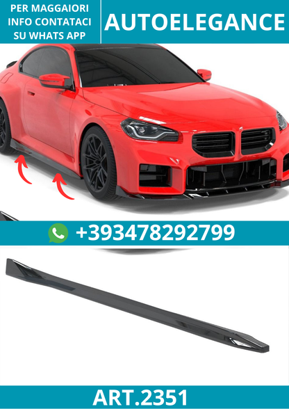 2351 ⭐Sotto Minigonne laterali adaptate for BMW Serie 5 G30/G31 M Pack (17-23)⭐