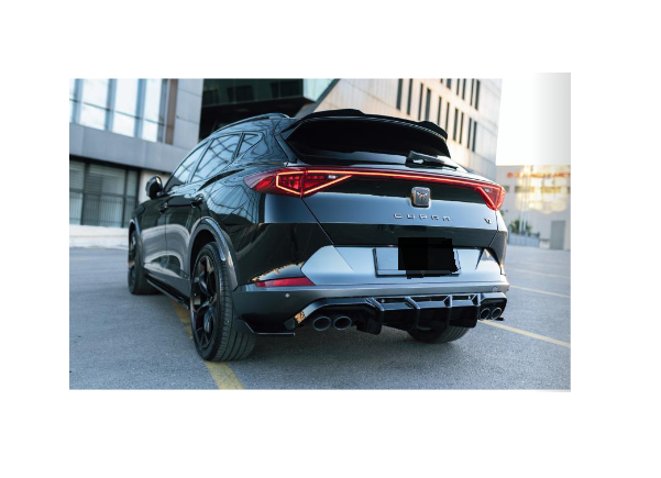 💫Coppia Rear Side Splitter (2 pezzi) per CUPRA Formentor 2020+ - Nero Lucido💫
