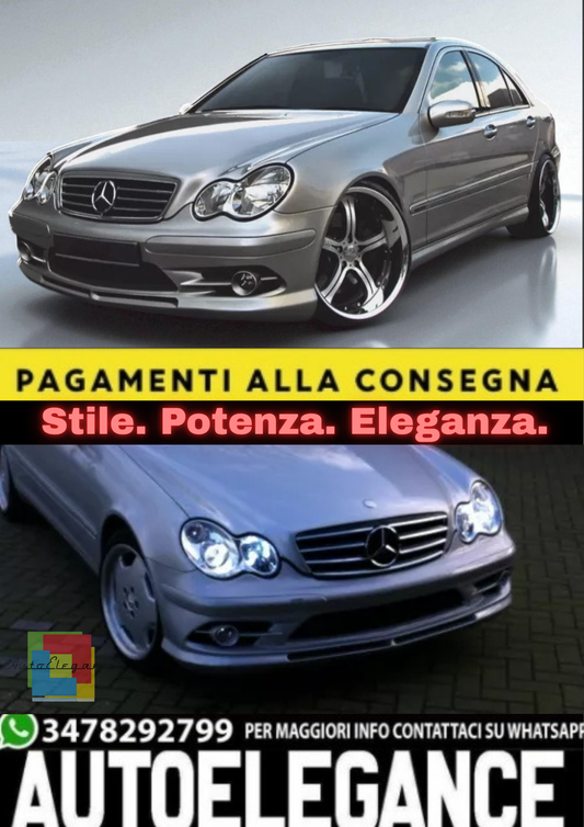💫Paraurti Anteriore per Mercedes Classe C W203 (2000–2007) – Ricambio💫