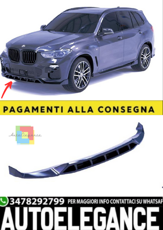 💫 Front Splitter (2 pz) per BMW X5 M-Sport G05 (2018–2023)💫