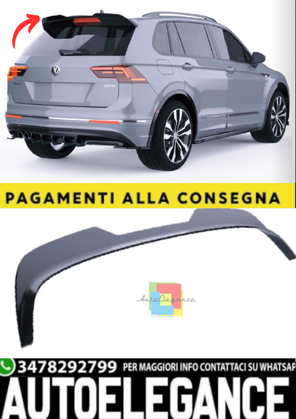 💫Spoiler per VW Tiguan Mk2 R-Line (2015–2020) – Nero Lucido💫