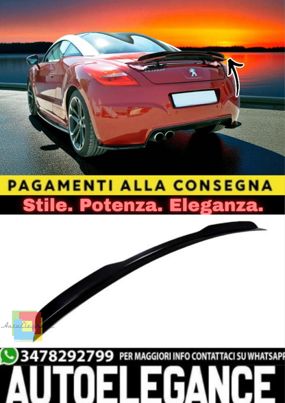 🔥Estensione Spoiler / Alettone Posteriore in ABS per Peugeot RCZ (2010–2015) 🔥