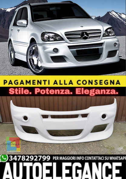 💫 Body Kit Completo per Mercedes ML W163 (1998–2005) – Paraurti Anteriore 💫