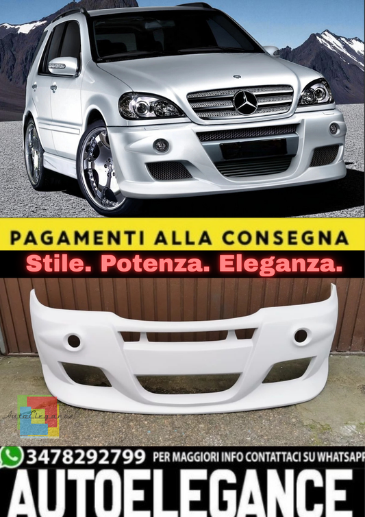 💫 Body Kit Completo per Mercedes ML W163 (1998–2005) – Paraurti Anteriore 💫