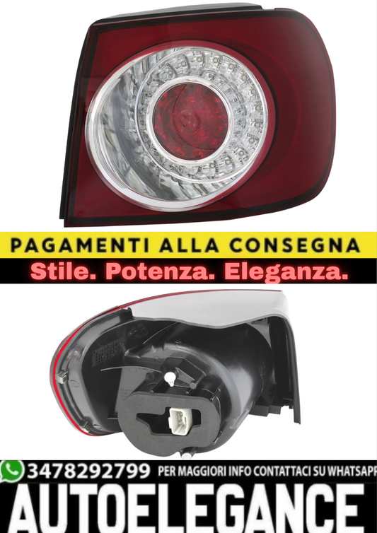 💫Fanale Posteriore Destro Esterno a LED per VW Golf Plus 5M (2009–2013)💫