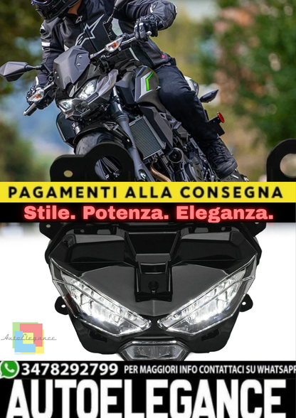 🔥Faro LED Hi/Low Beam Plug&Play – Kawasaki Z500 / ER500 2024🔥